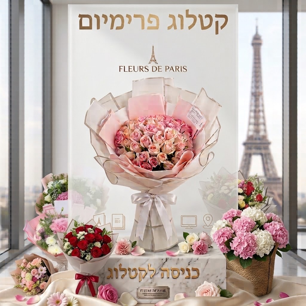 קטלוג פרימיום להזמנות ב-whatsApp בלבד.