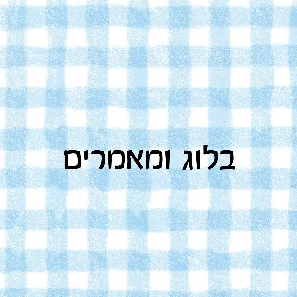 בלוג ומאמרים