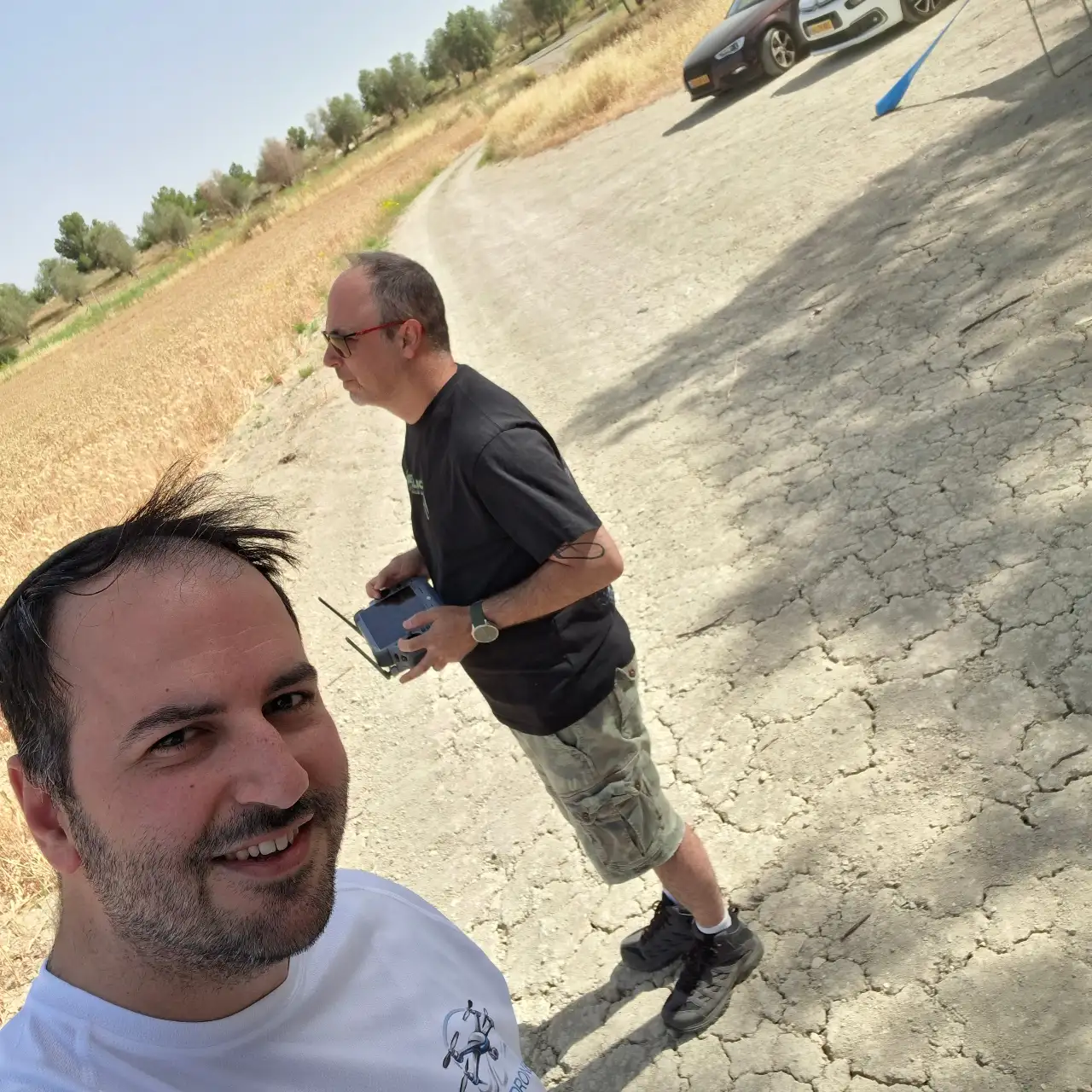 תמונות מהשטח החניכים של flydrone