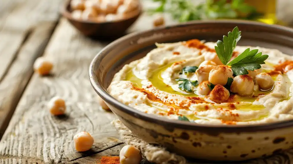 חומוס טרי במגוון תוספות מיוחדות בקיבוץ עברון | אבו ברי