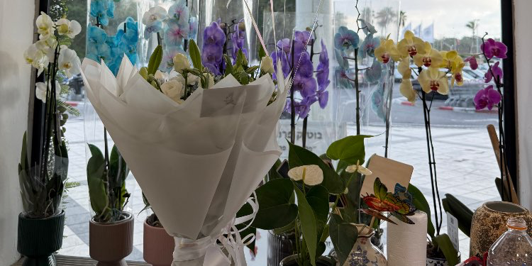 חנות פרחים פלור דה פריז - הצצה פנימה
