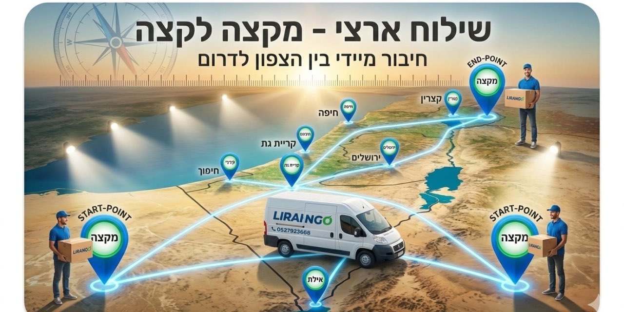 שילוח ארצי - מקצה לקצה