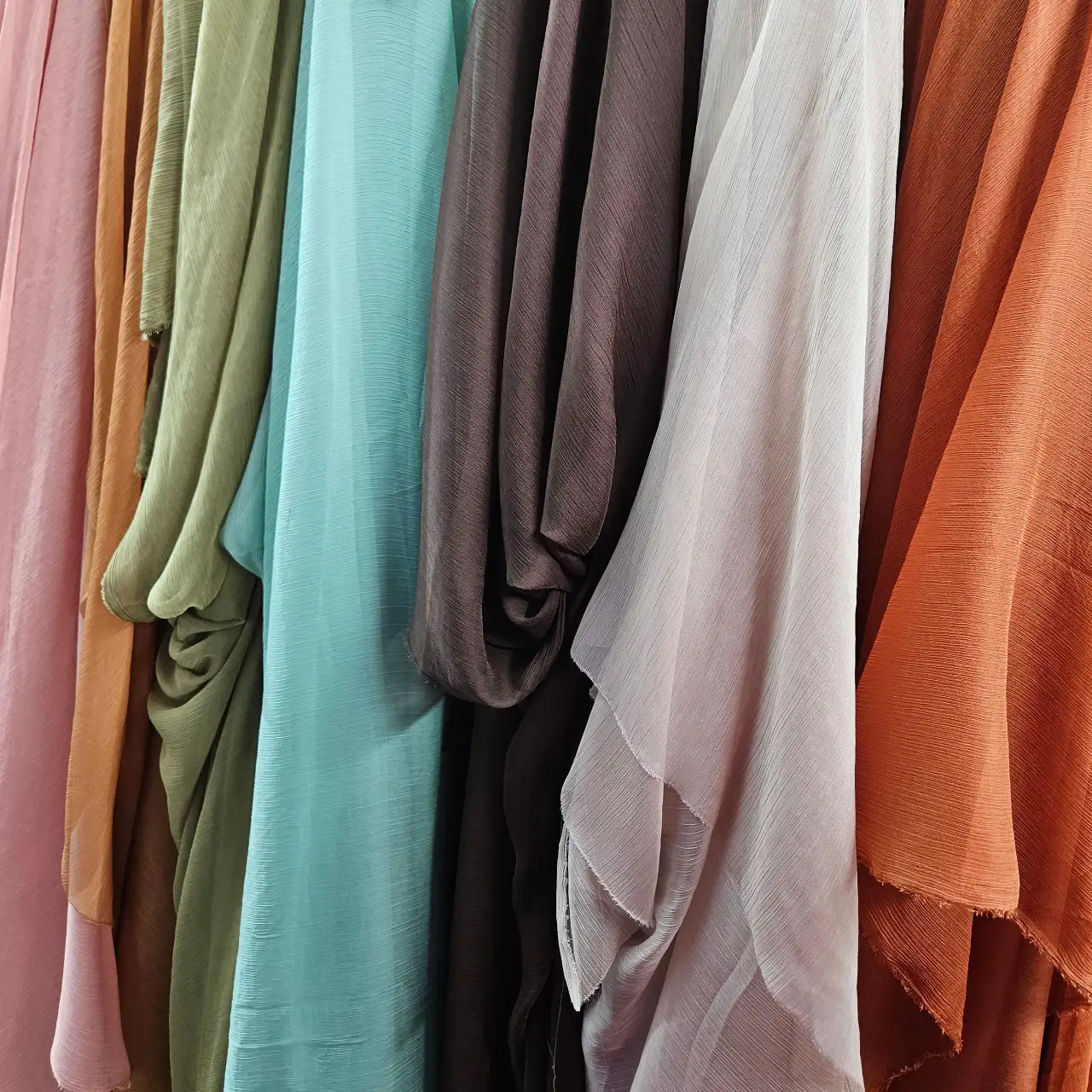 שיפון משי מקומט 