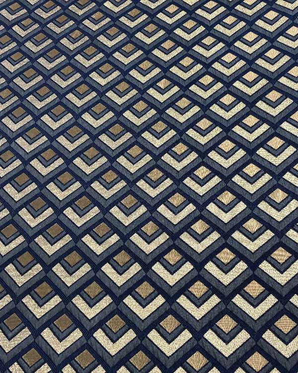 ז׳קארד דגם משובץ צבע כחול