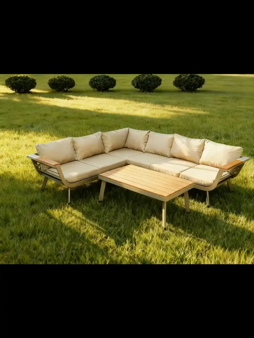 פינת ישיבה דגם "איתי״ צבע שמפניה