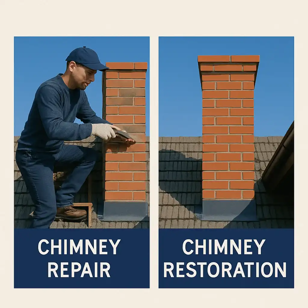 What’s the Difference Between Chimney Repair and Restoration?