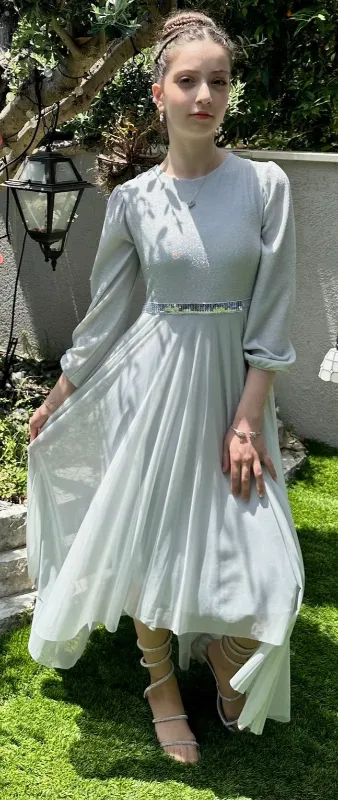 שמלת נערות קלאסית דגם טהר