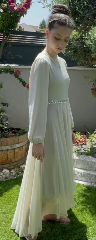 שמלת נערות קלאסית דגם טהר