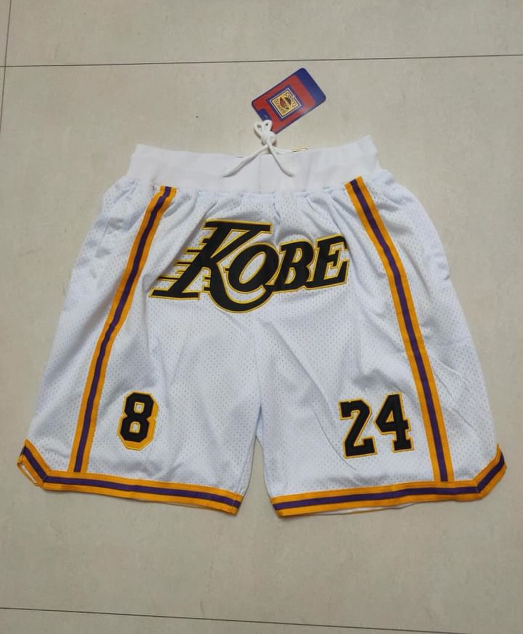 מכנס NBA - לייקרס לבן