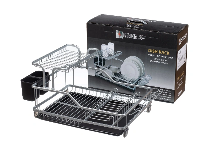 מתקן לייבוש כלים דו קומתי מאלומניום