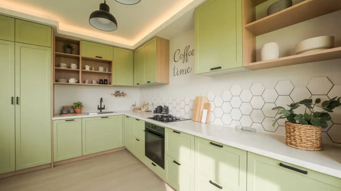 מטבחים סקנדינביים עם צבע – עיצוב נורדי מודרני בהתאמה אישית