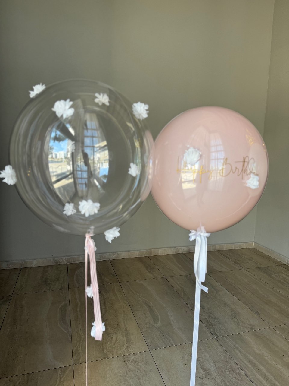 סט בלונים פרחוני לנסיכה