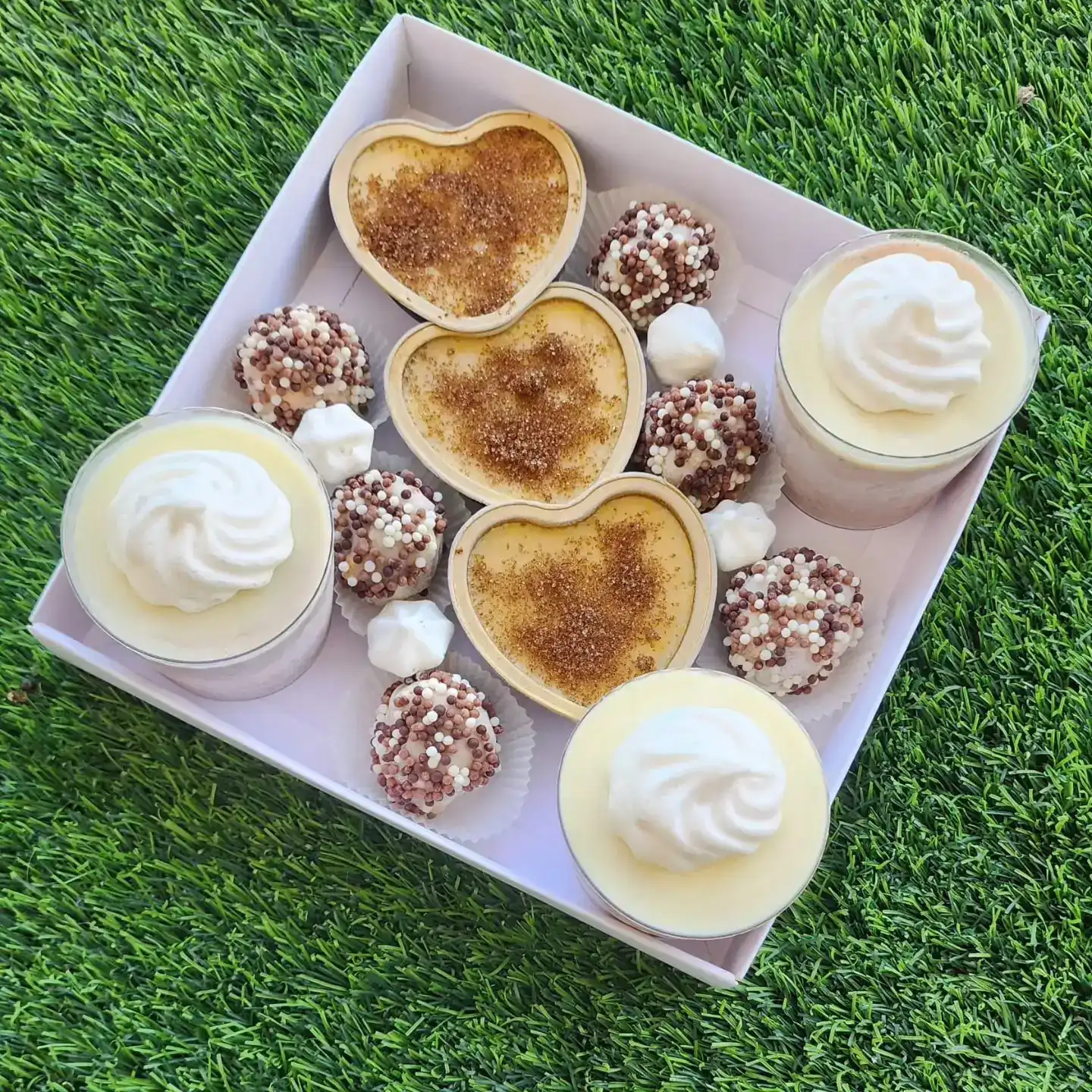 מארז קרם ברולה וקינוחי כוסות