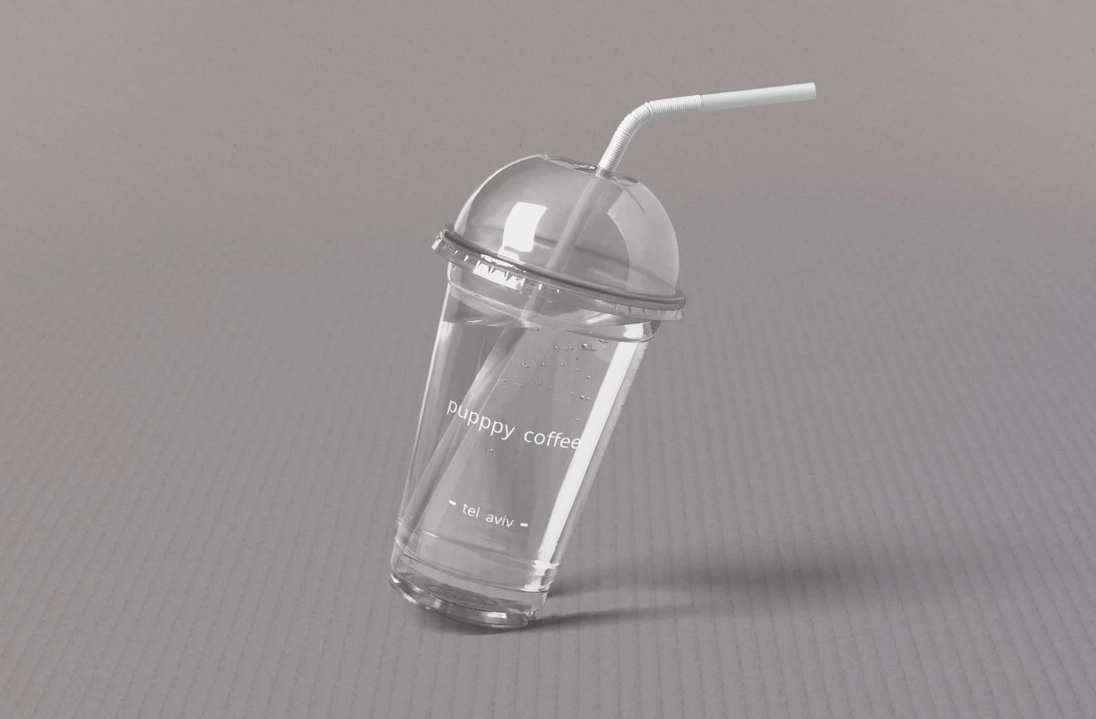 כוס פלסטיק 18 oz הדפסה 2 צדדים