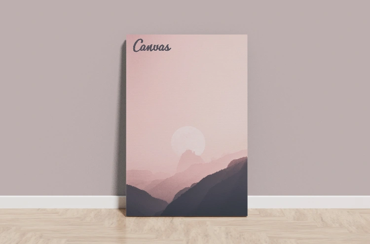 הדפסה על קנבס עומד