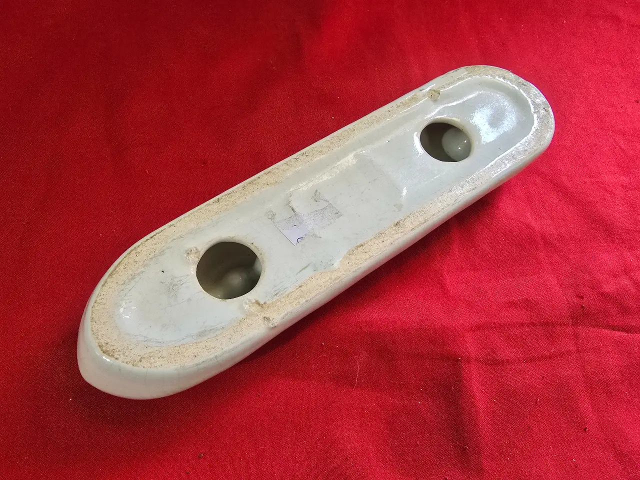 חנוכיה מקרמיקה כנראה שנות ה.50\60 יש דמיון לח'ב פחר