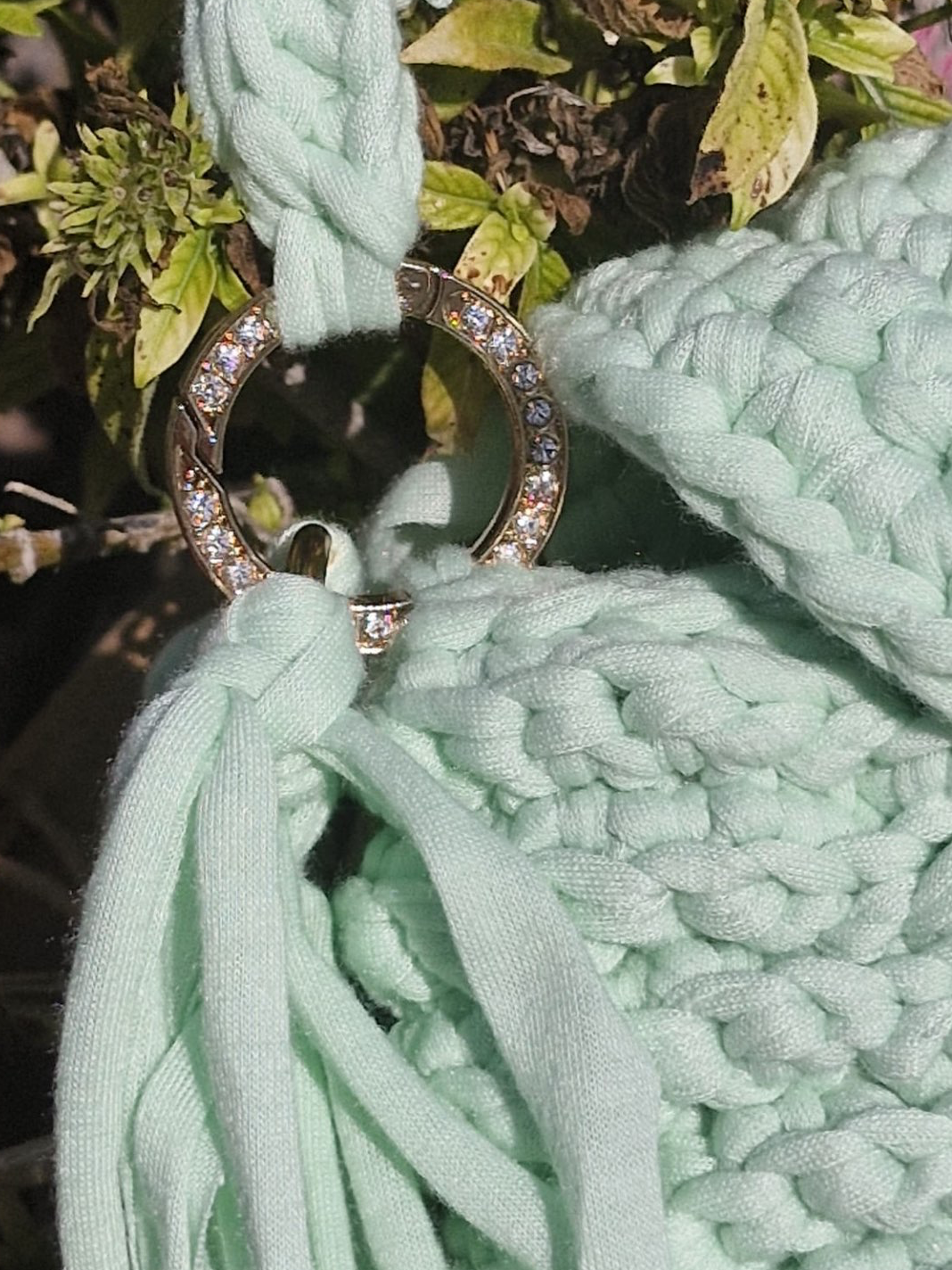 תיק צד צדפה בעבודת יד