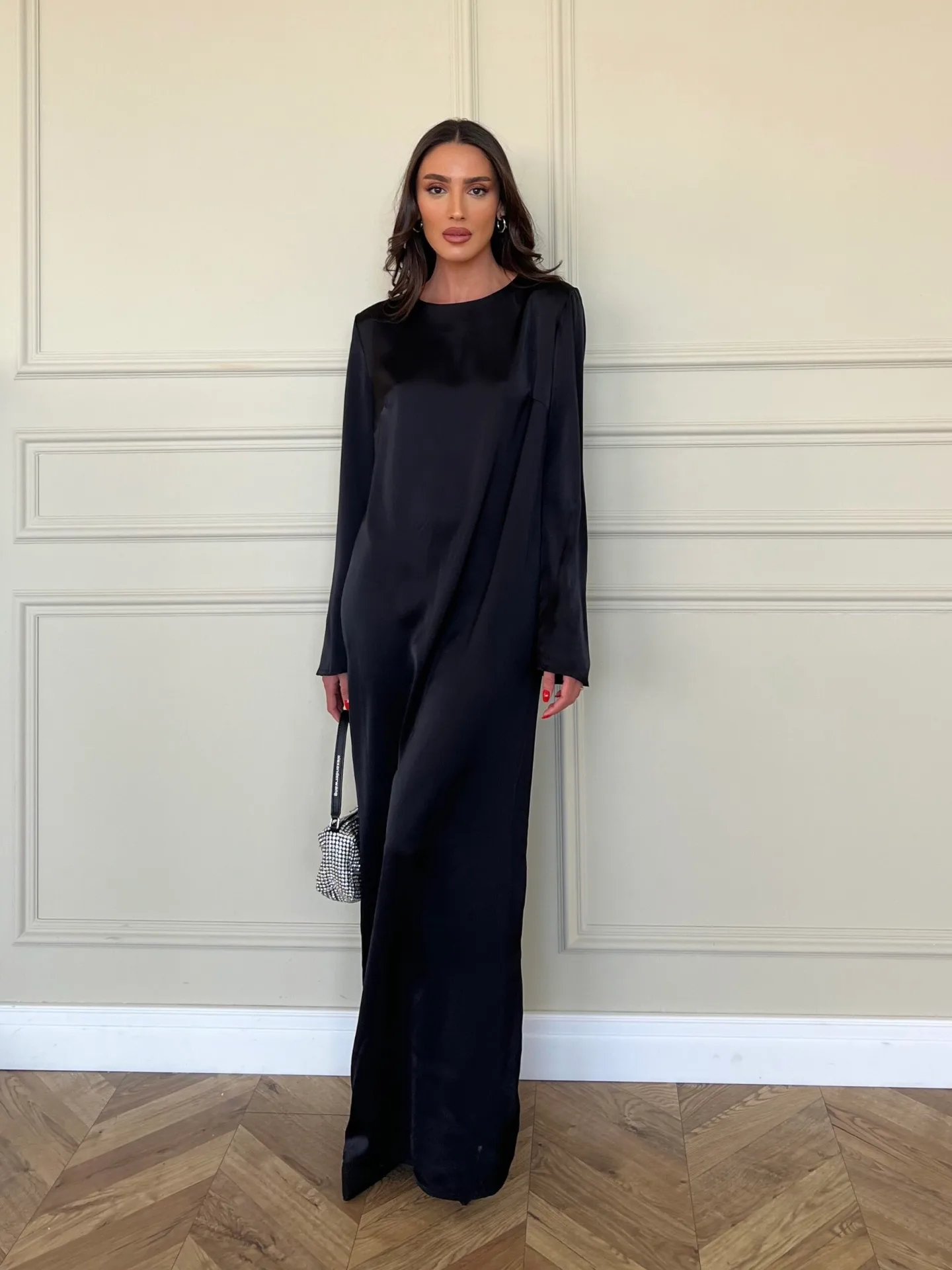 שמלת מילאן שחורה