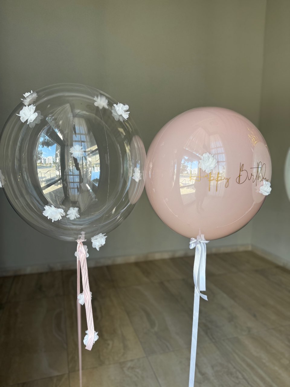 סט בלונים פרחוני לנסיכה