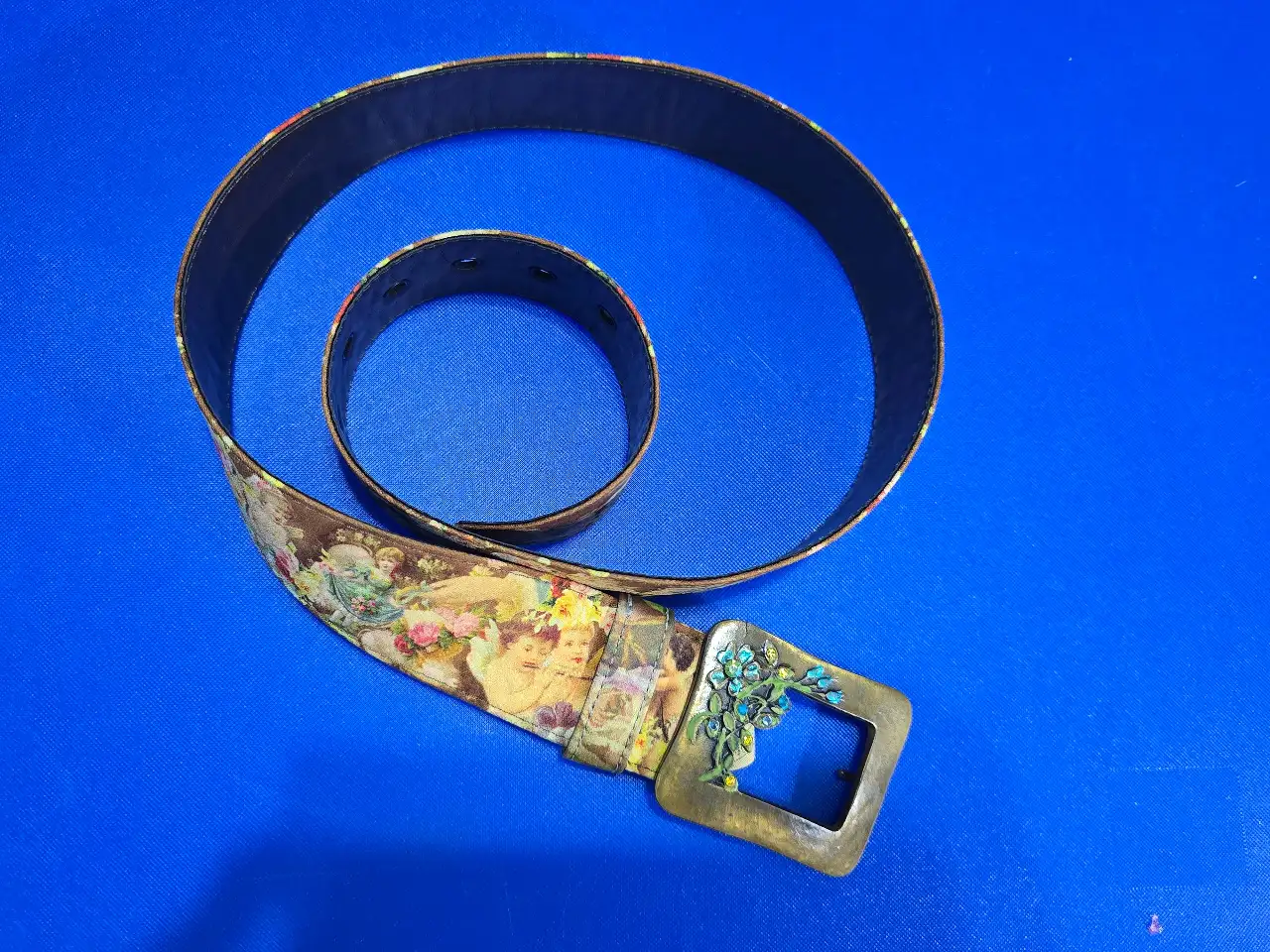 חגורת עור של מיכל נגרין עצוב מיכל נגרין חתומה ראה תמונות