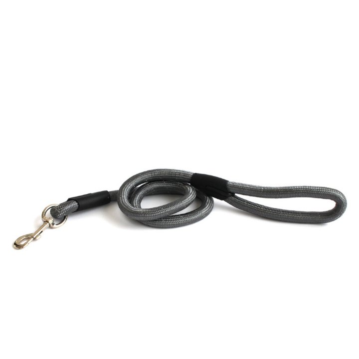 רצועת חבל עבה 1.8 מטר אפורה