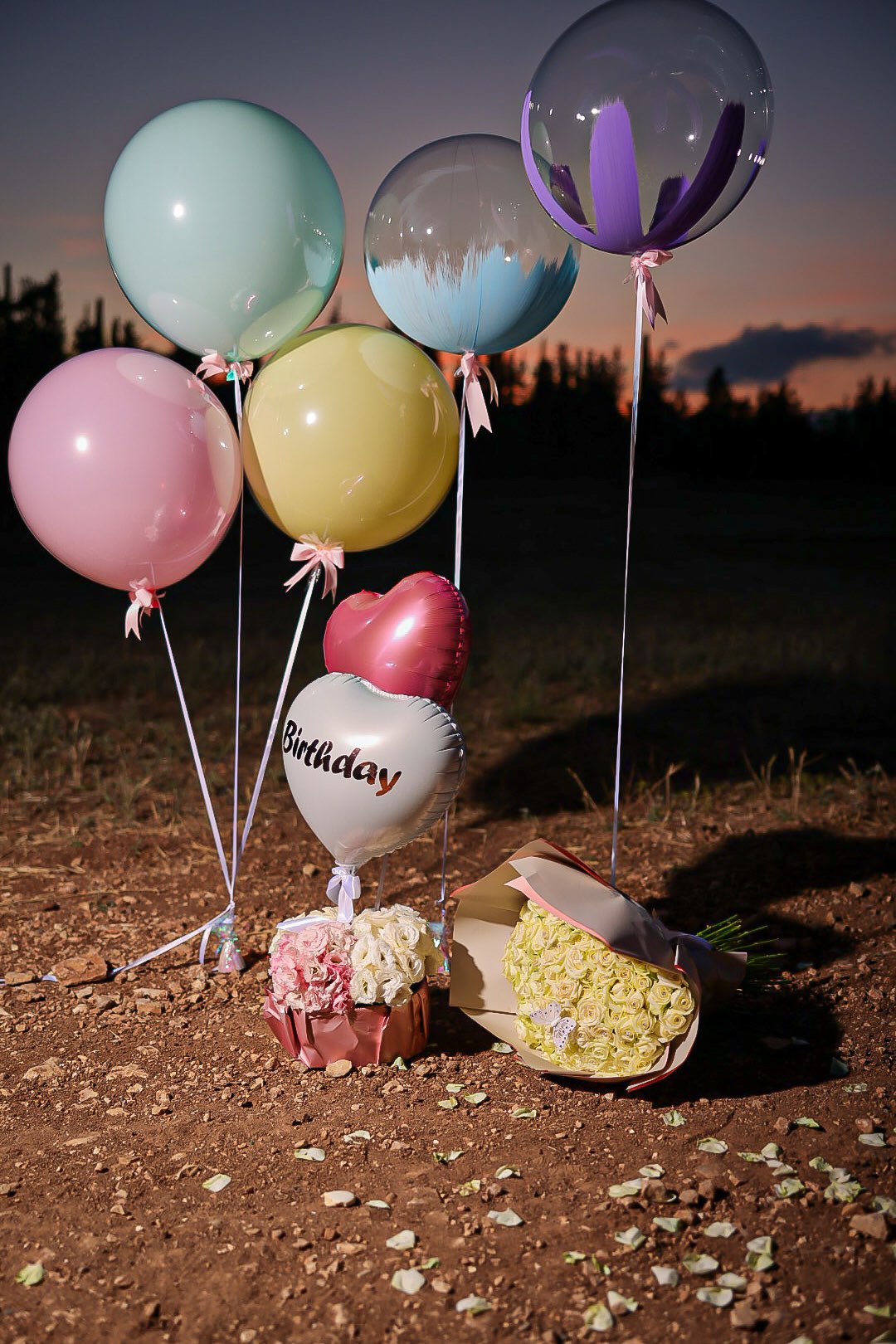 בלונים לצילומים-יום הולדת