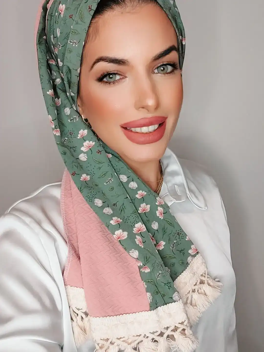 מטפחת לילך פרחוני  