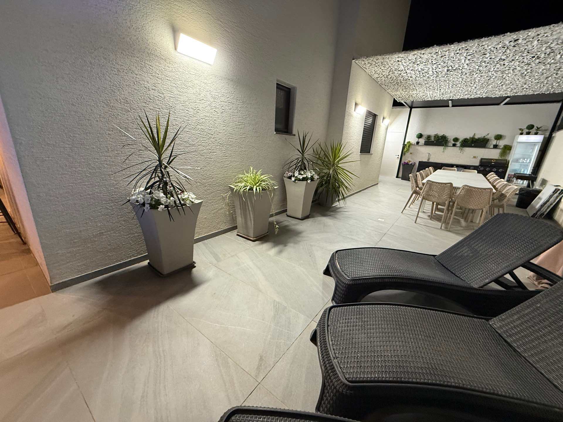 מטבח חוץ + פינת מנגל