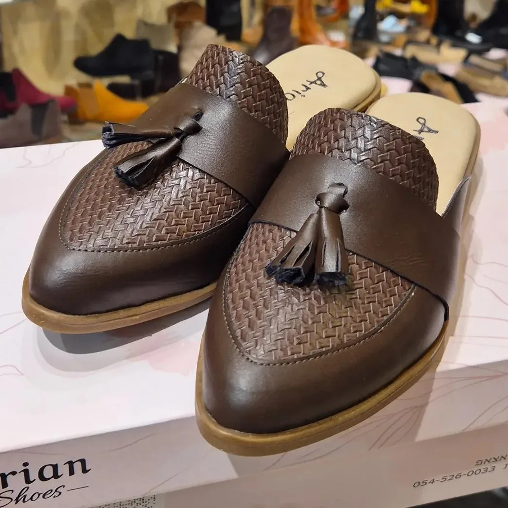 כפכף דונה קלוע חום