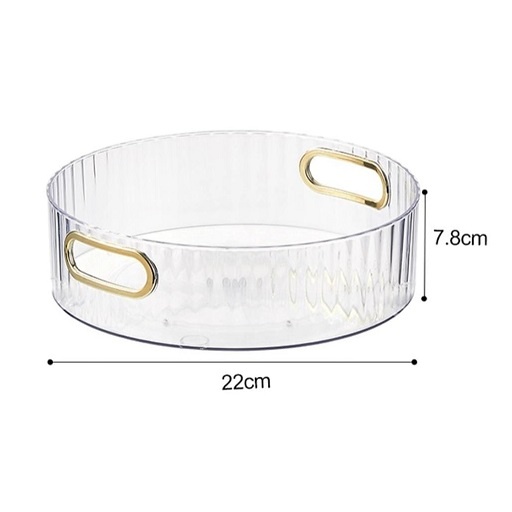 מגש אקריל עגול דיאמונד מסתובב