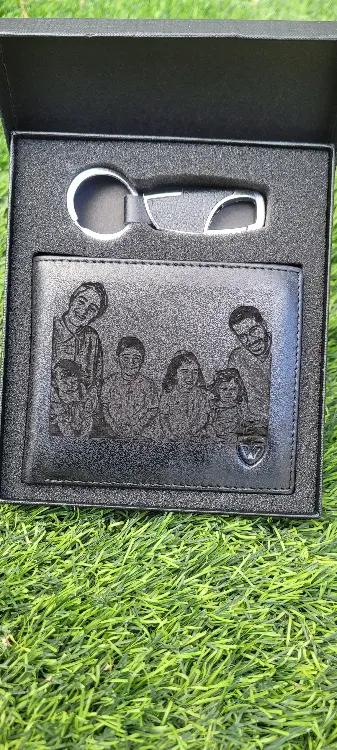 ארנק איכותי מעור אמיתי צבע שחור