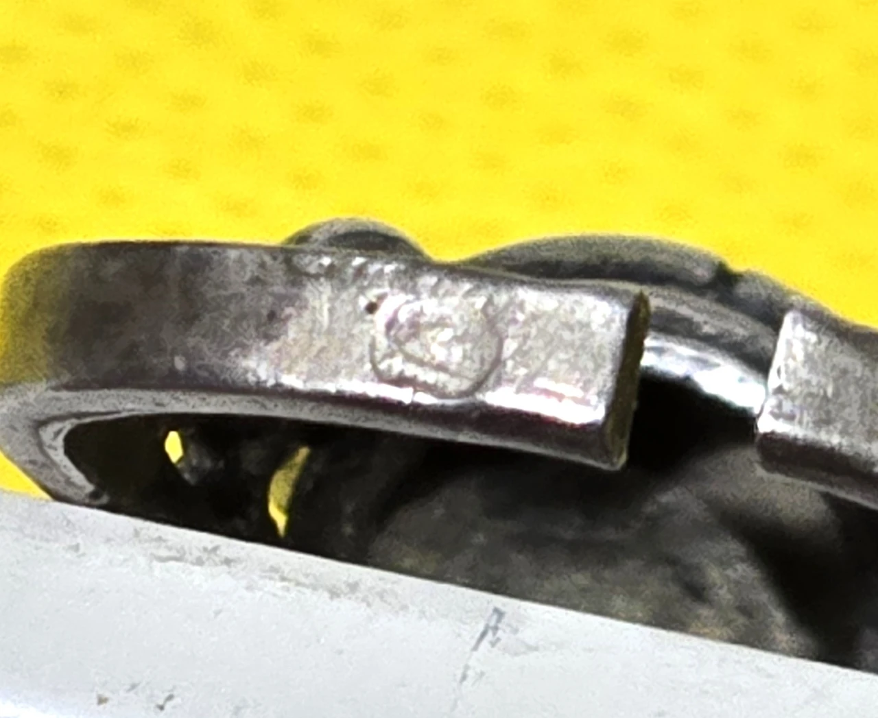 טבעת מעצבים מרשימה כסף סטרלינג 925 חתום