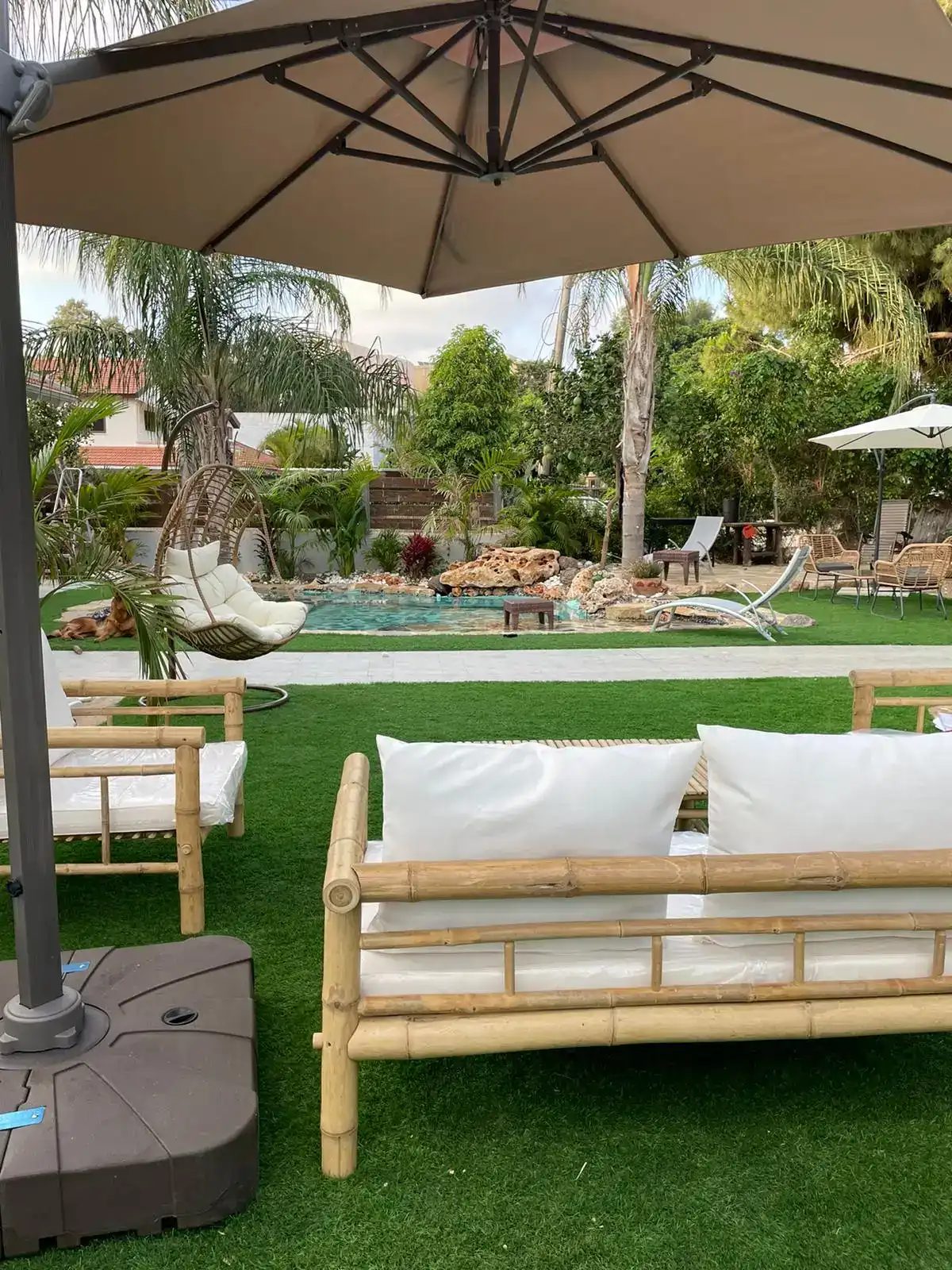  התקנת דשא סינטטי