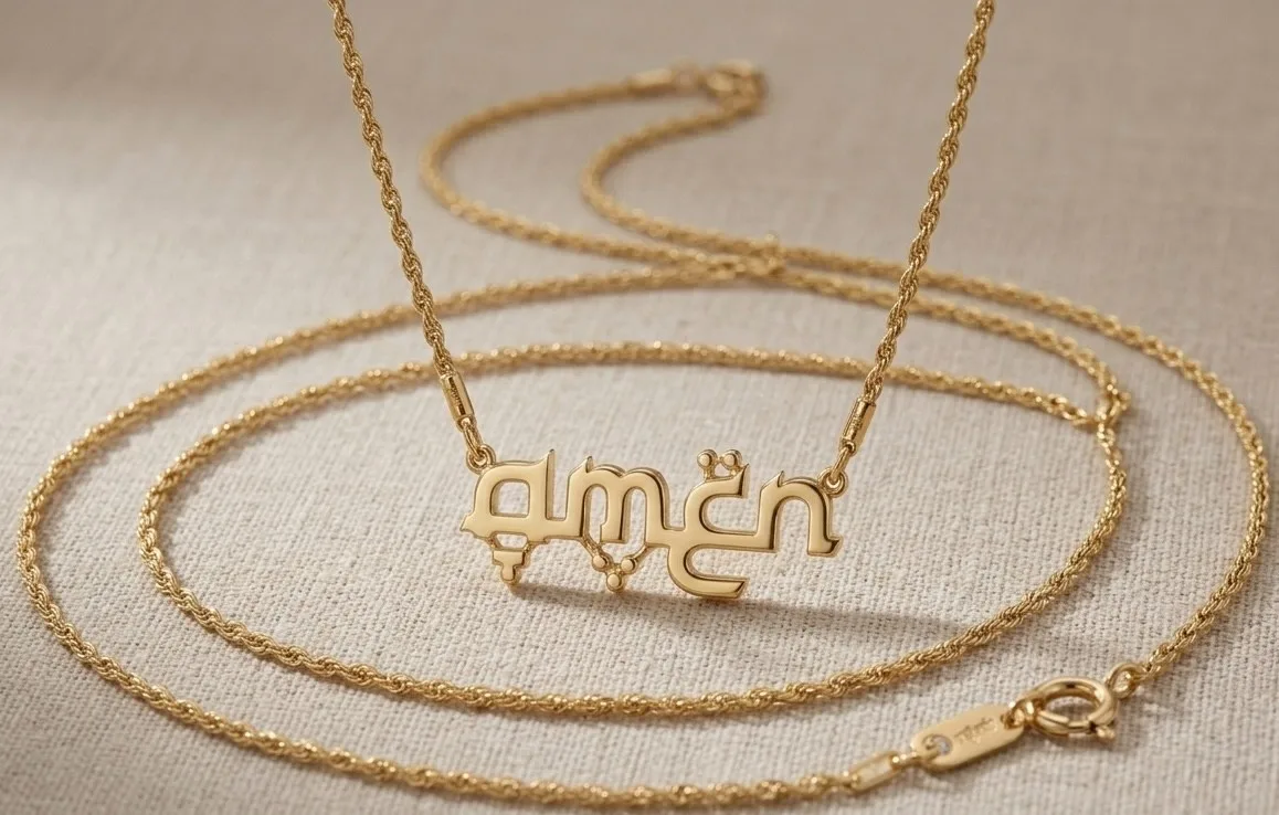 icon neckless - Gold