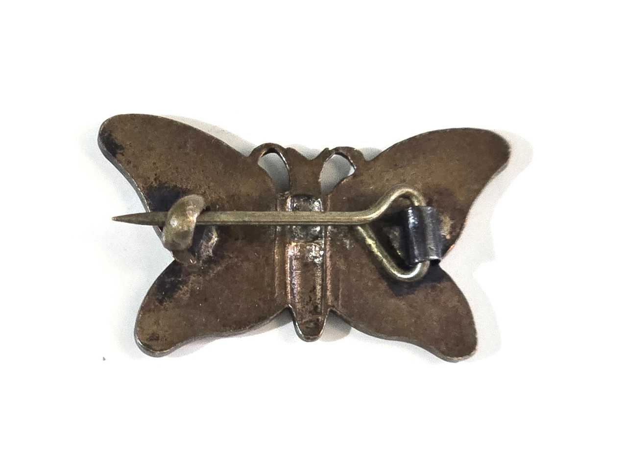 סיכת פרפר וינטג' אמייל צבעוני