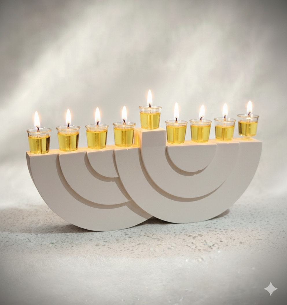 חנוכייה מעוצבת