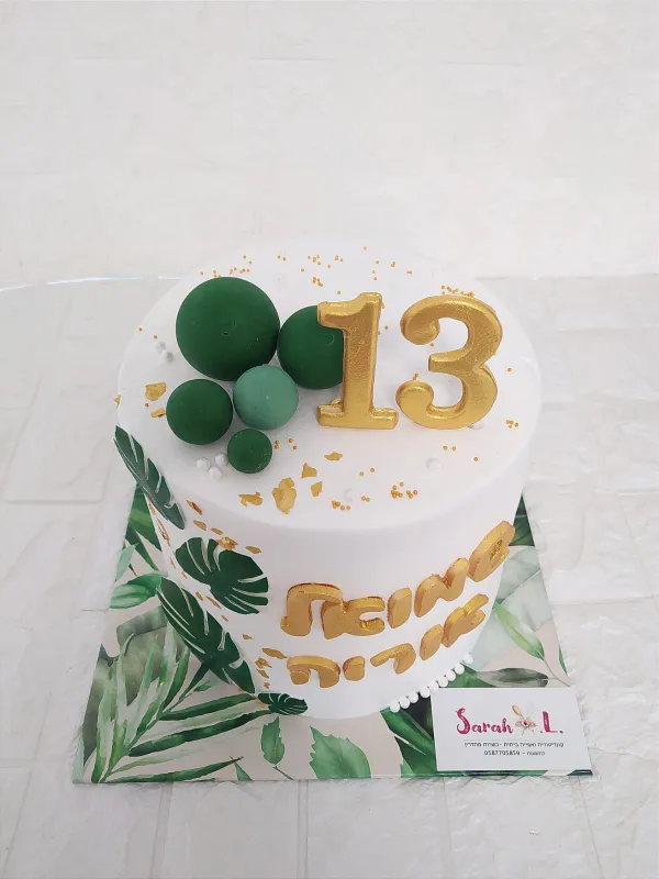 עוגת בר מצווה 🍀💫