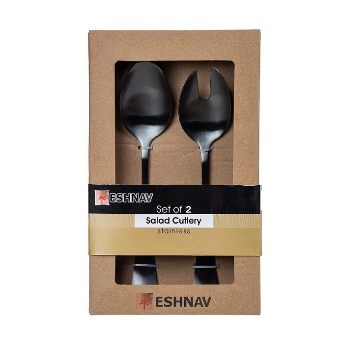 זוג כפות להגשה בצבע שחור