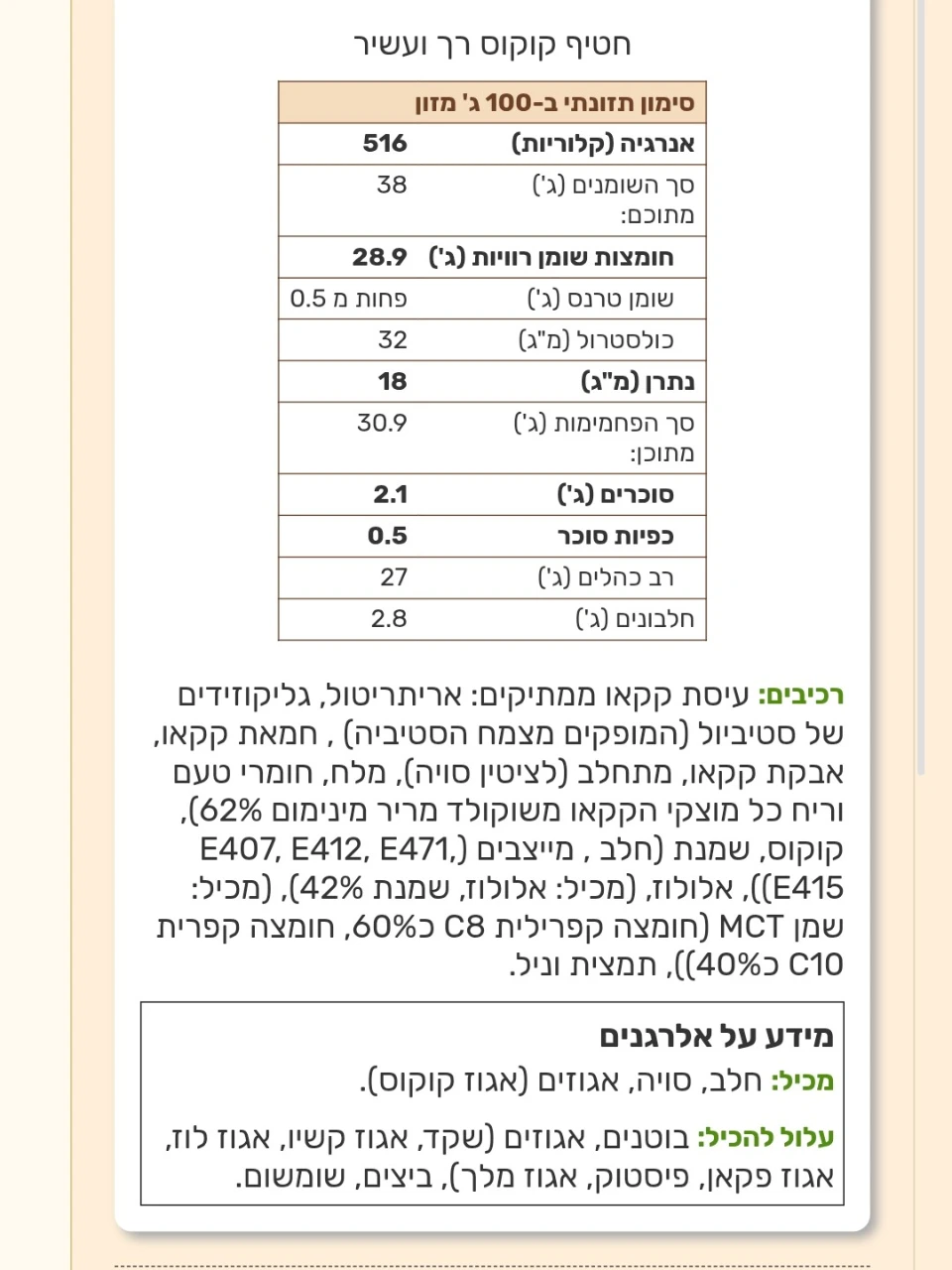 חטיף שקדים וקשיו