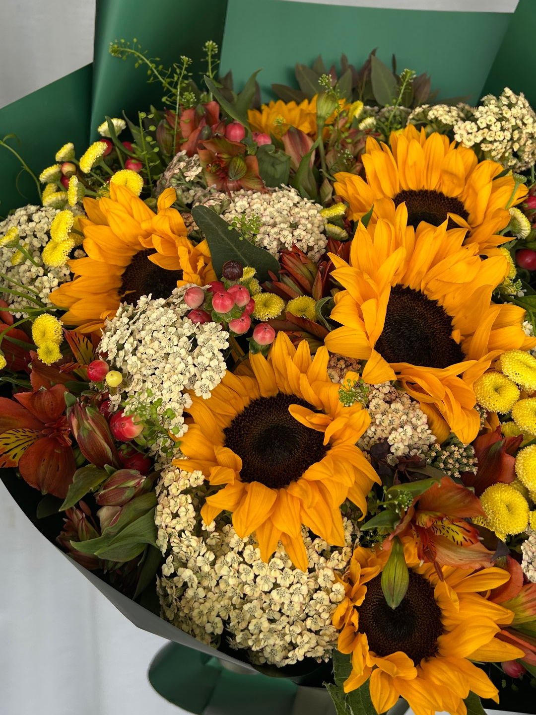 זר חמניות 300₪