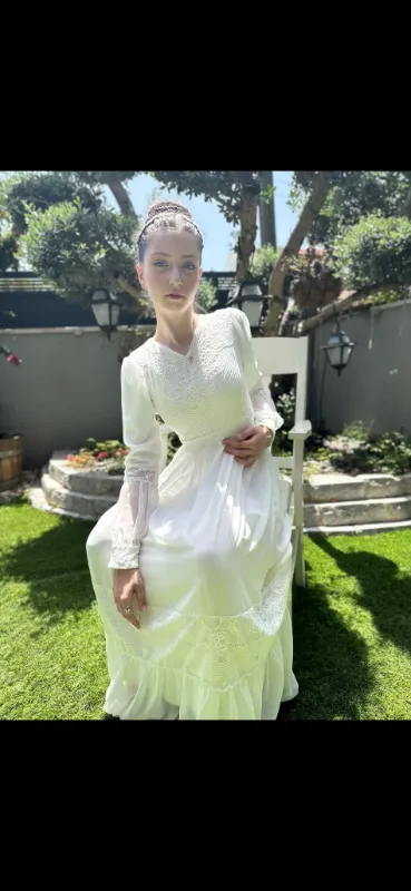 שמלת בת מצווה דגם אביה