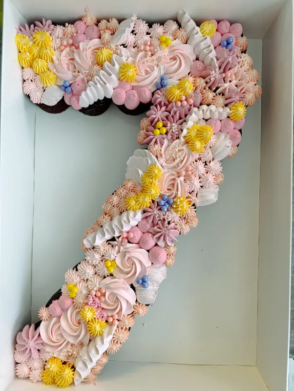 עוגת מספרים קאפקייקס לכיתה או לגן