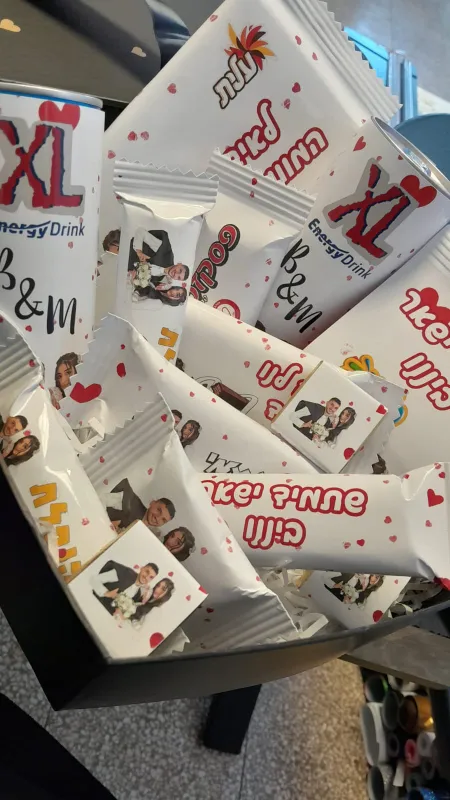 מארז יום נישואין בקופסאת לב איכותית