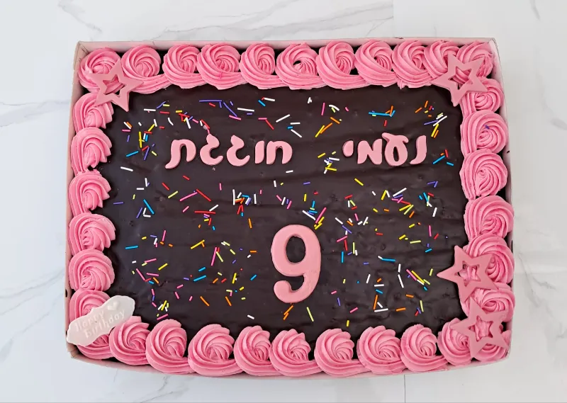 עוגת גן שוקולד וזילופים🌸
