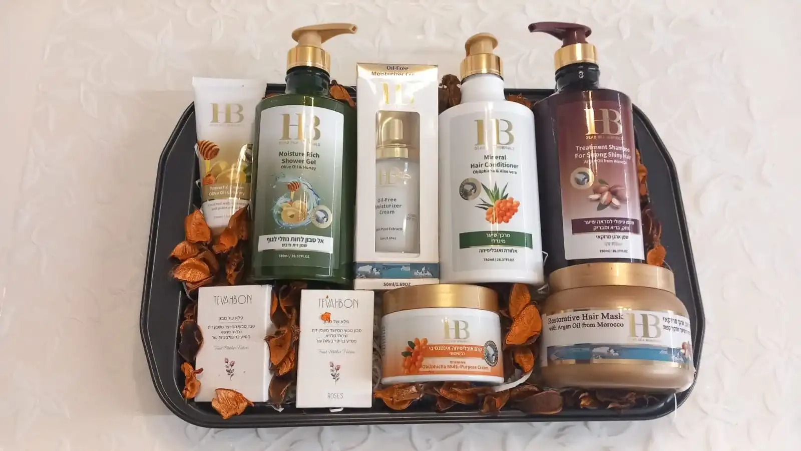 מארז גדול טיפוח שיער + גוף