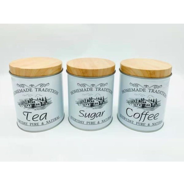 סט תה קפה סוכר מרובע או עגול