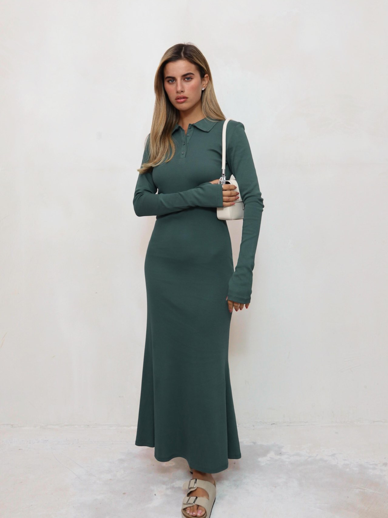 שמלת קים ירוק