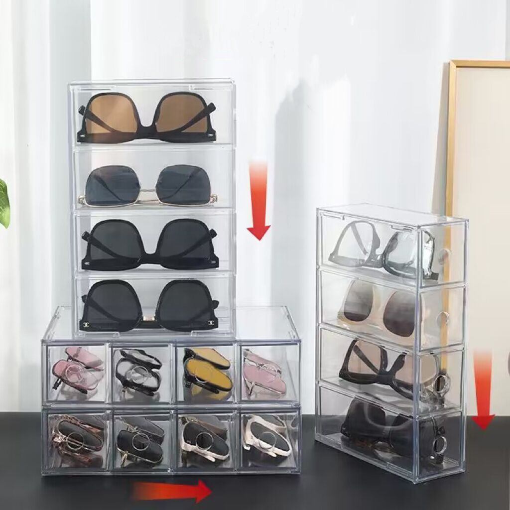 קופסת איחסון למשקפיים 4 תאים