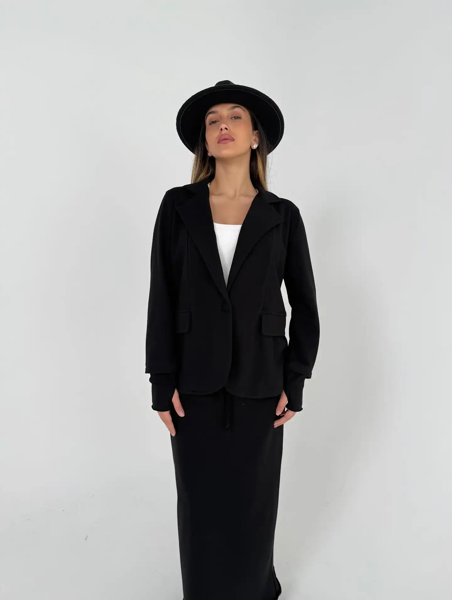 חליפת הודיה אפור