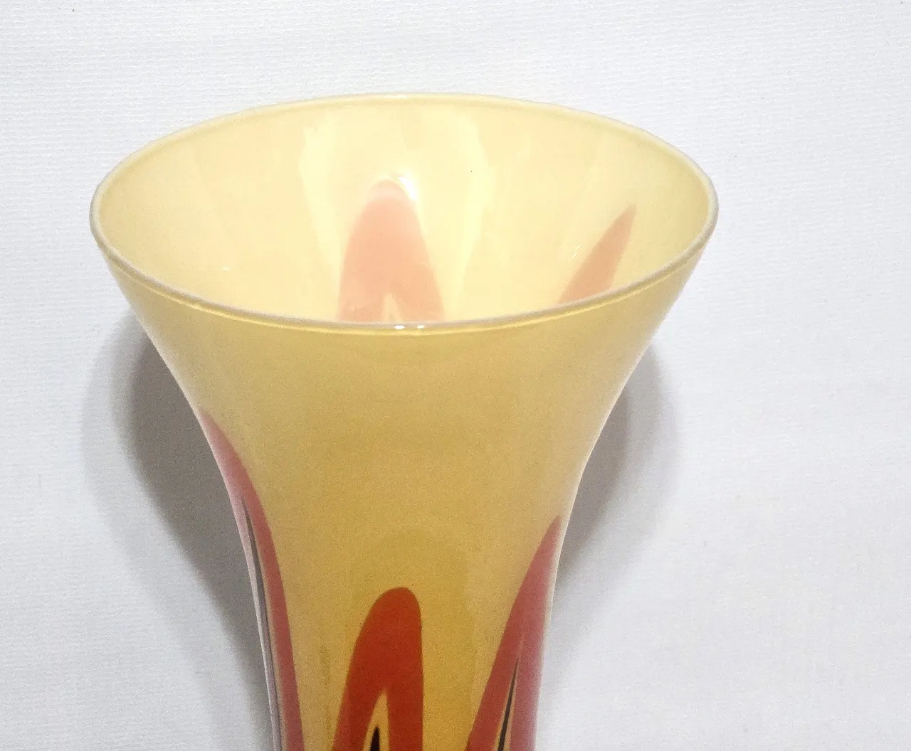 אגרטל צבעוני מהמם מזכוכית גובה 36 ס'מ